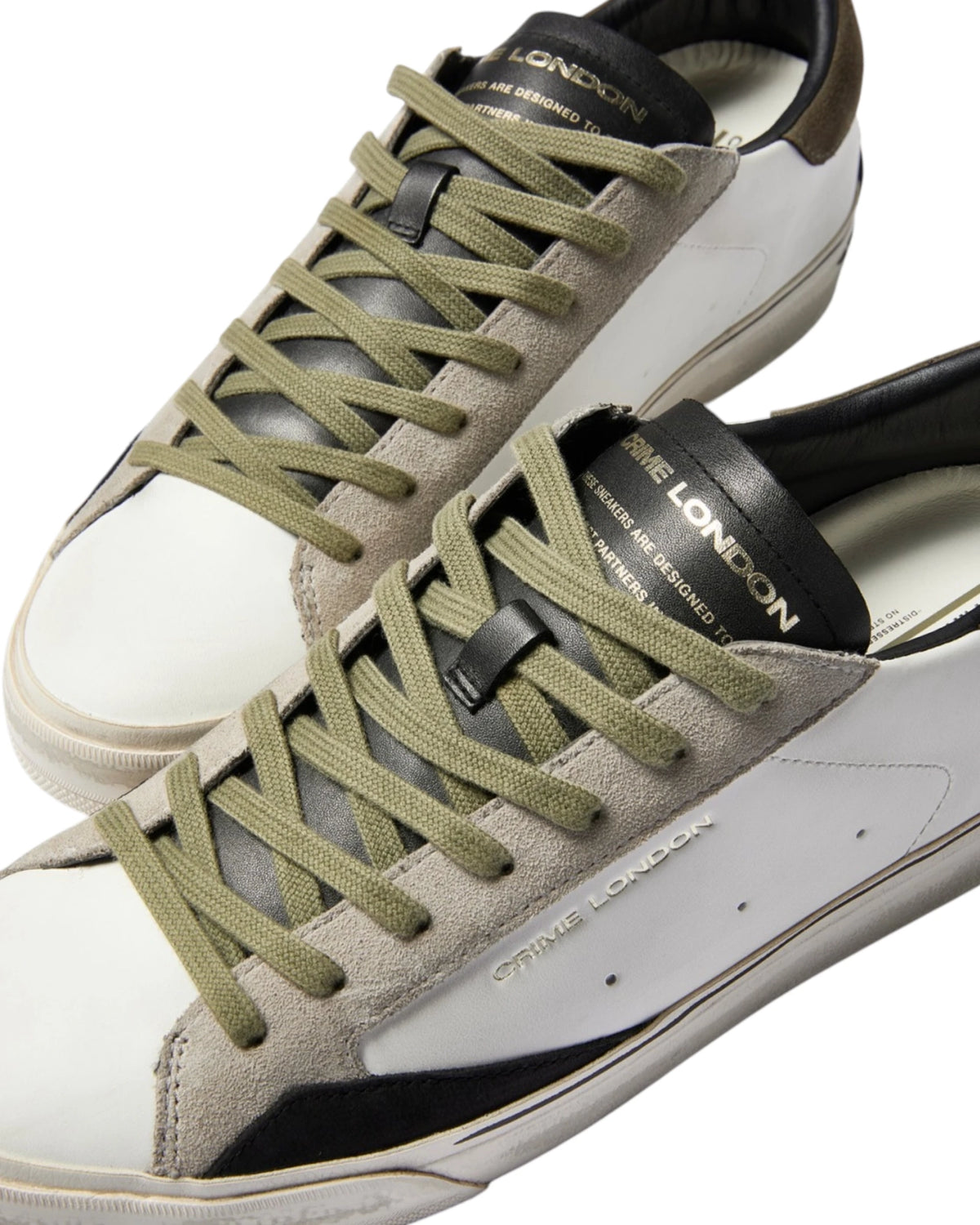 Crime London Sneakers DISTRESSED 2.0 LIGHT GREEN