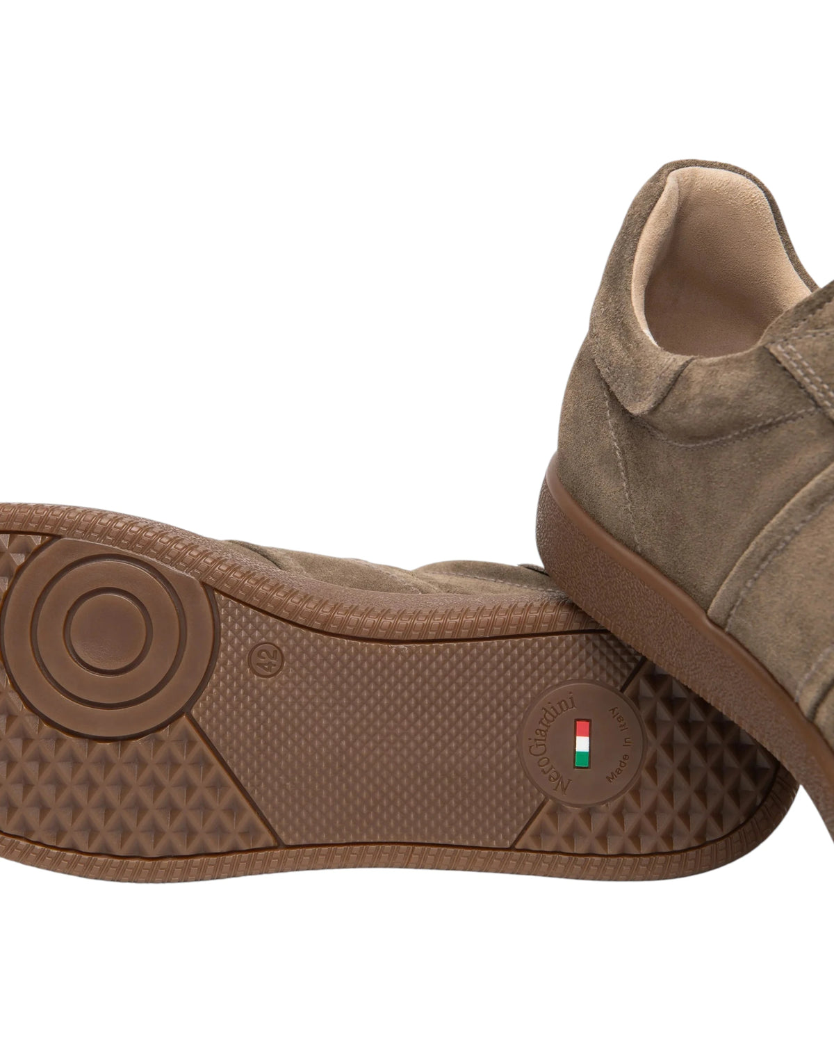 NeroGiardini Sneakers da uomo in pelle scamosciata