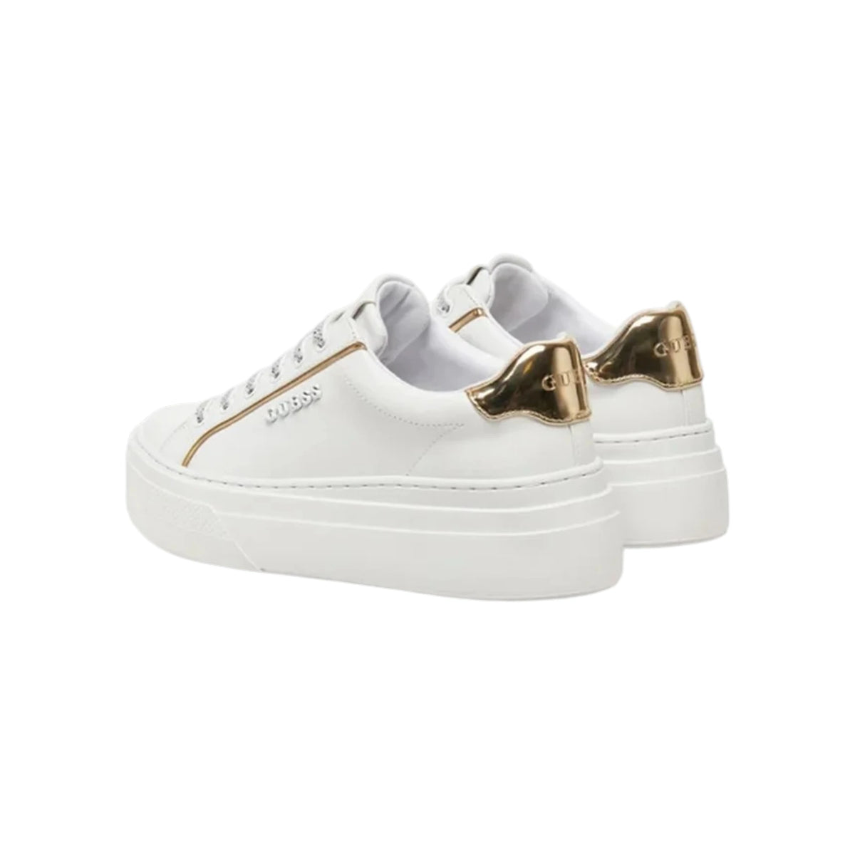 GUESS Sneaker Donna AMERIA FLJMRI ELE12 WHPLA WHITE/PLATINO