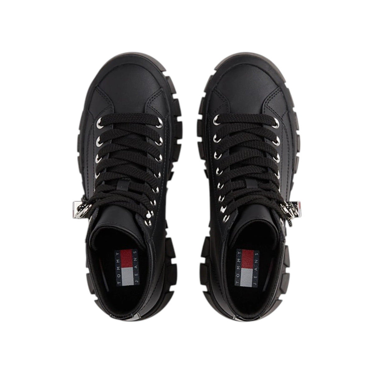 Tommy Hilfiger Sneakers Stivaletto Allacciato suola alta e charm EN0EN03133BDS