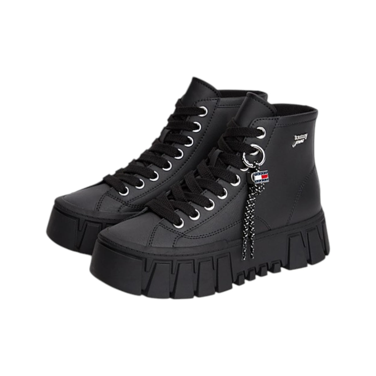 Tommy Hilfiger Sneakers Stivaletto Allacciato suola alta e charm EN0EN03133BDS
