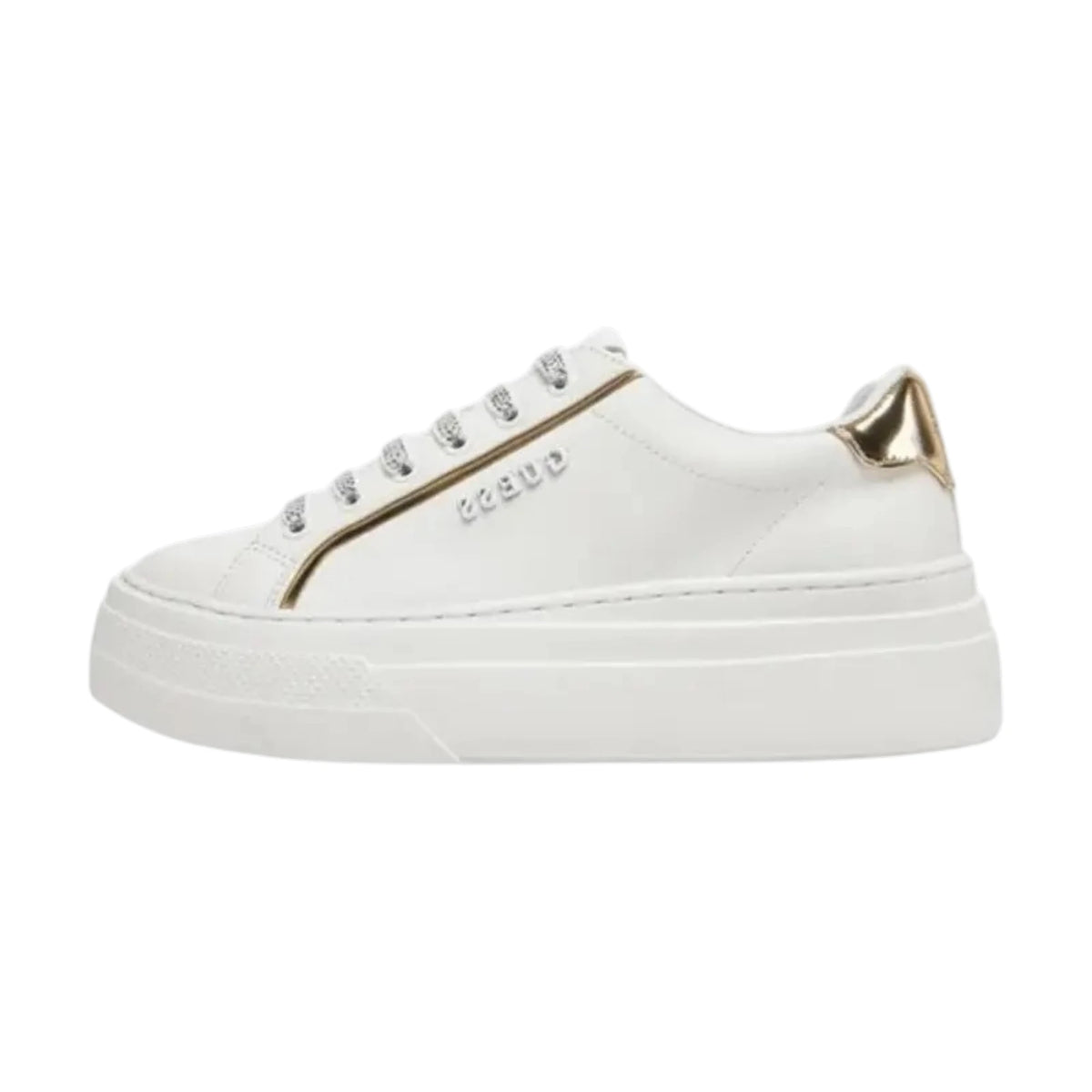 GUESS Sneaker Donna AMERIA FLJMRI ELE12 WHPLA WHITE/PLATINO