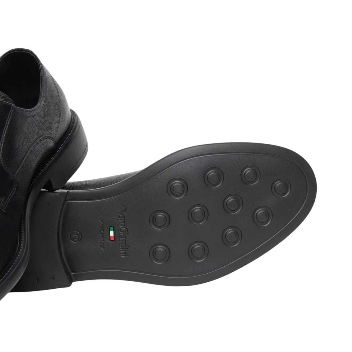 NeroGiardini Derby Uomo in Pelle Nero I601231UE-100