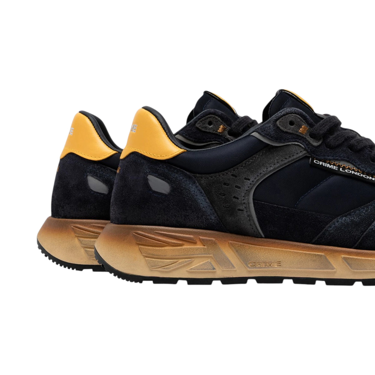 CRIME LONDON SNEAKERS RUSH YELLOW BOLT