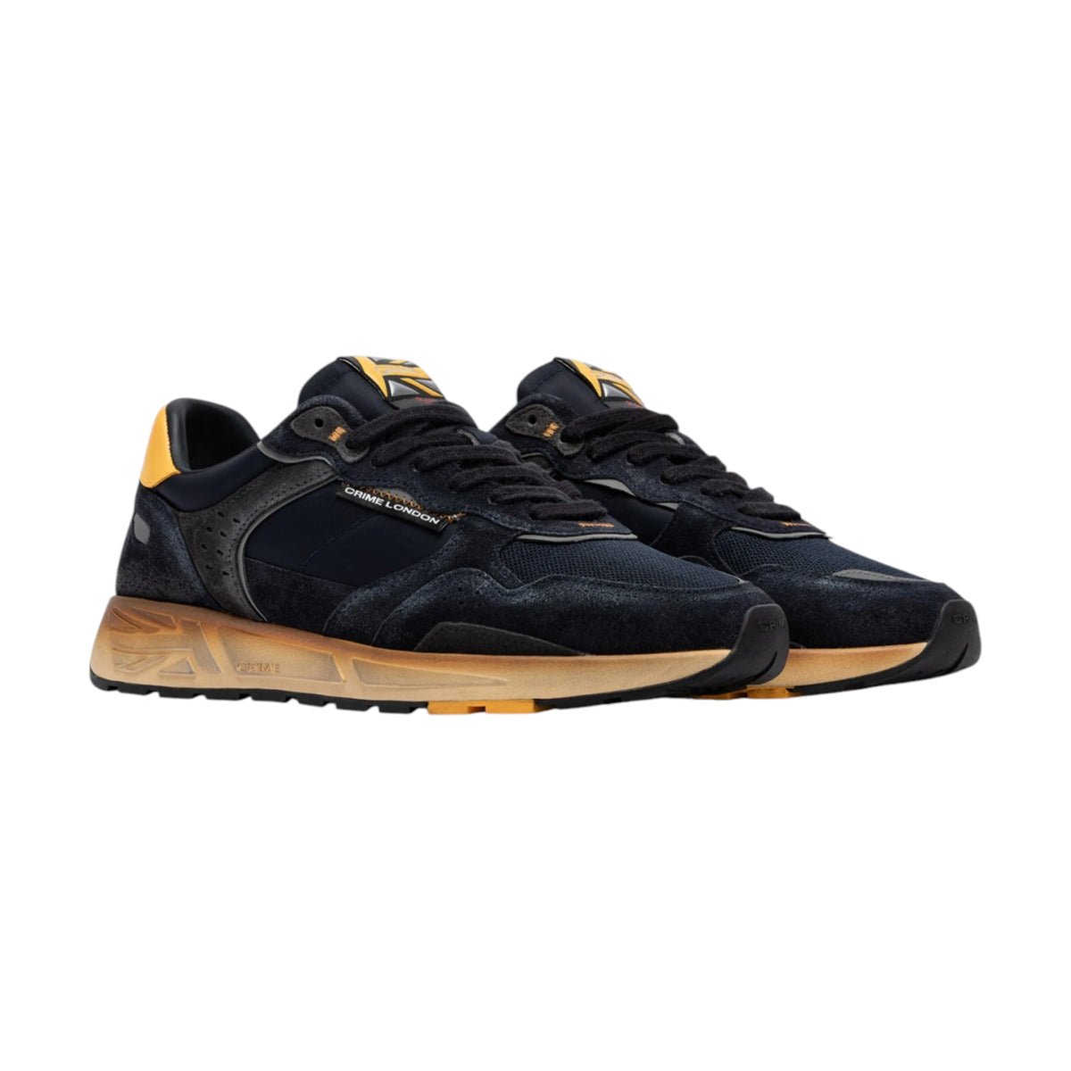 CRIME LONDON SNEAKERS RUSH YELLOW BOLT