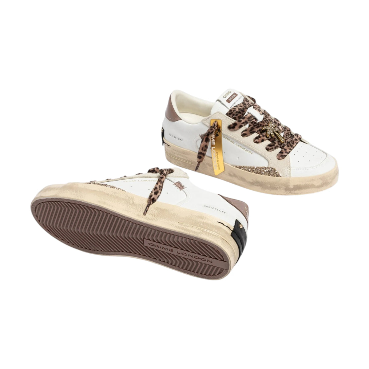 Crime London Sneakers SK8 DELUXE JUNGLE PALM