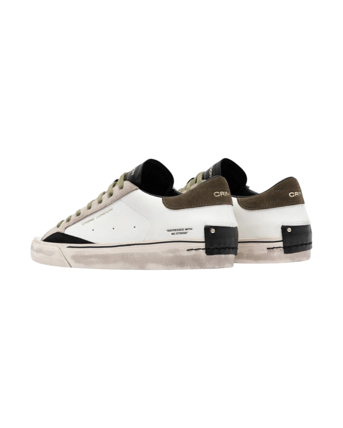 Crime London Sneakers DISTRESSED 2.0 LIGHT GREEN