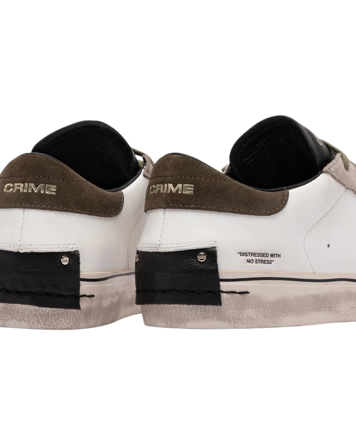 Crime London Sneakers DISTRESSED 2.0 LIGHT GREEN