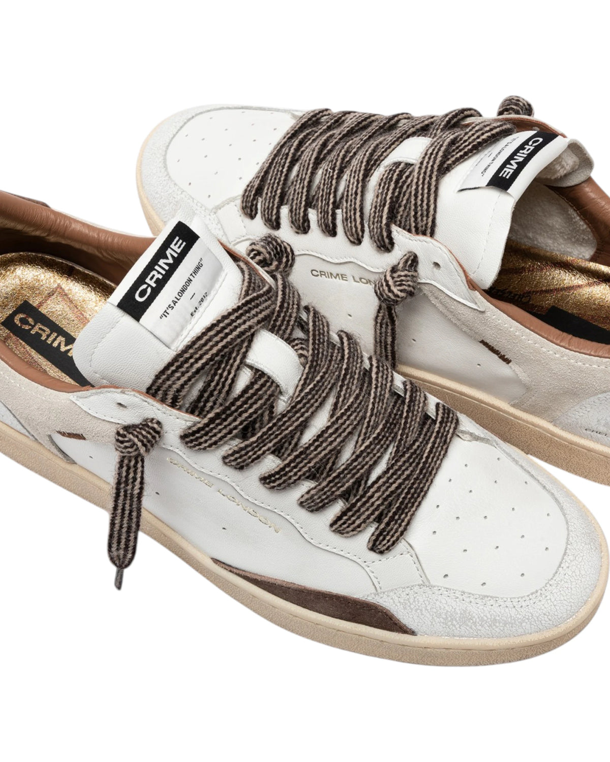 Crime London Sneakers CHELSEA COOL BROWN