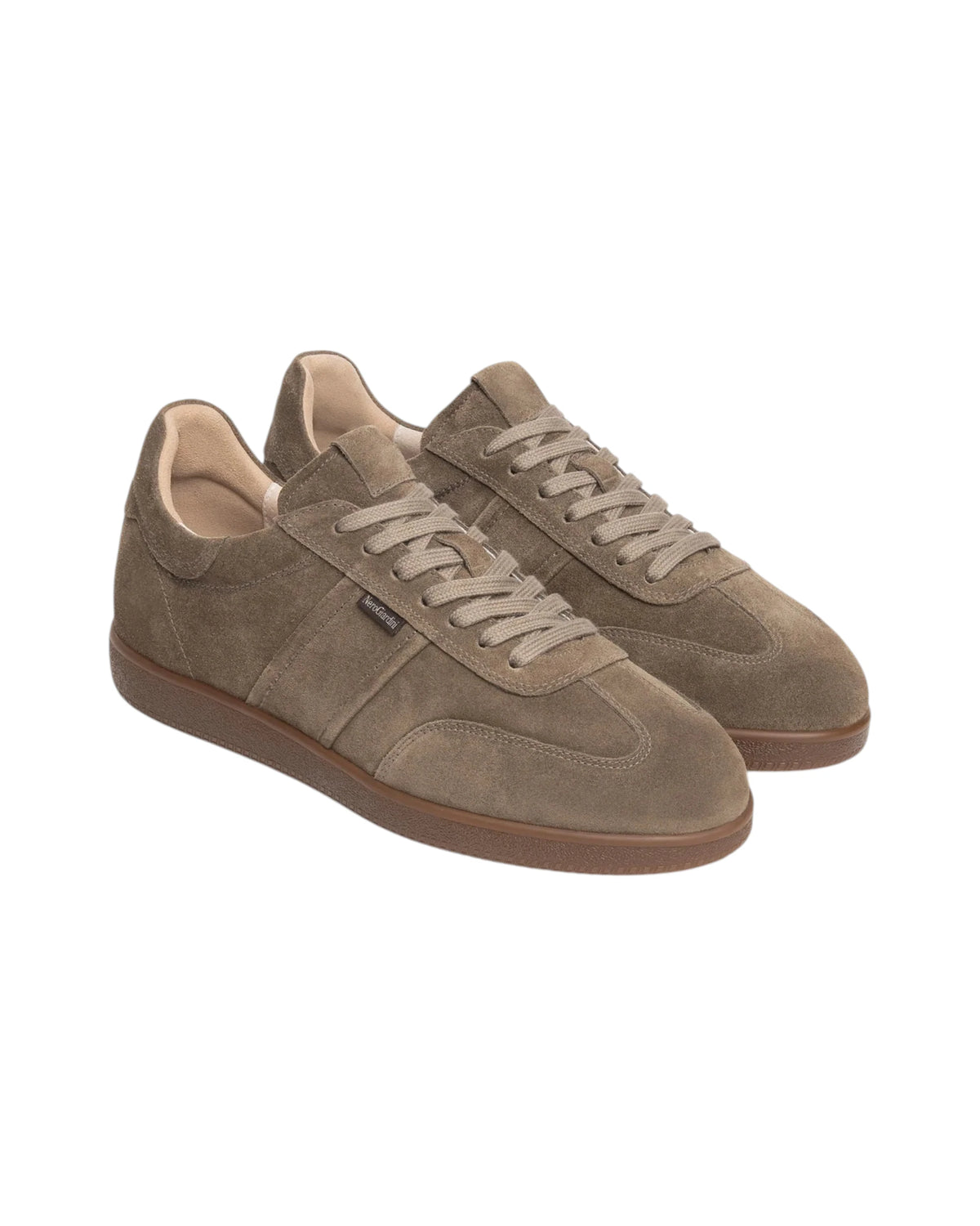 NeroGiardini Sneakers da uomo in pelle scamosciata
