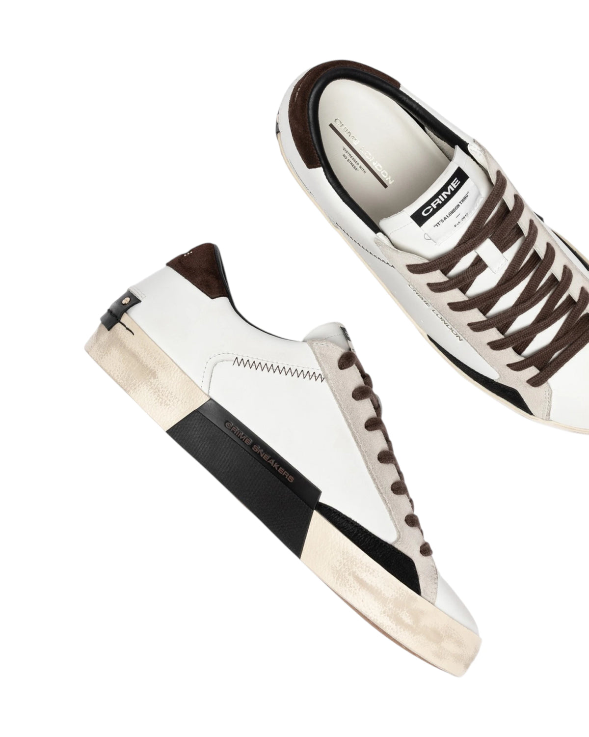 Sneaker Crime London DISTRESSED CITY BROWN