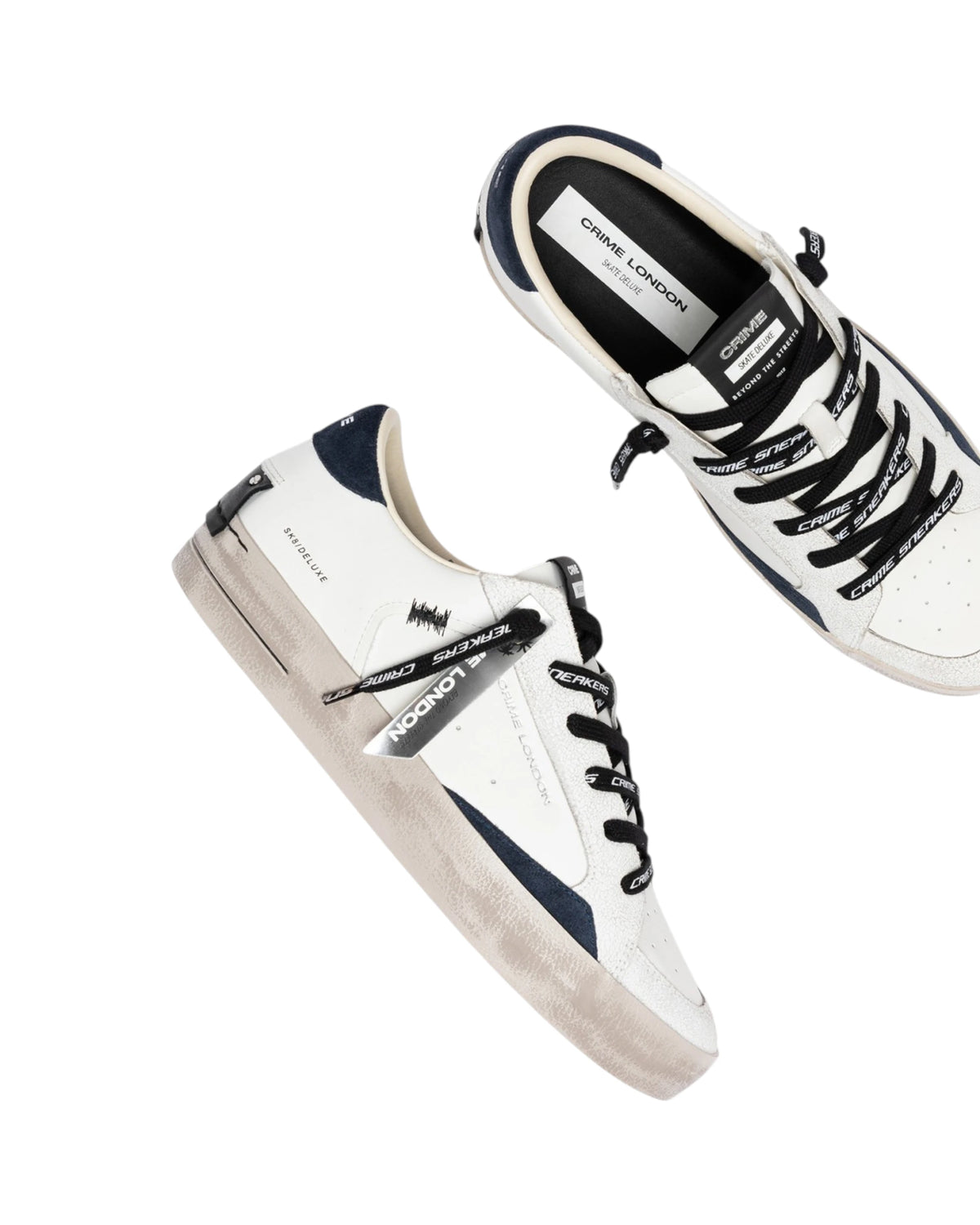 Crime London Sneaker SK8 DELUXE BLUE SHADOW