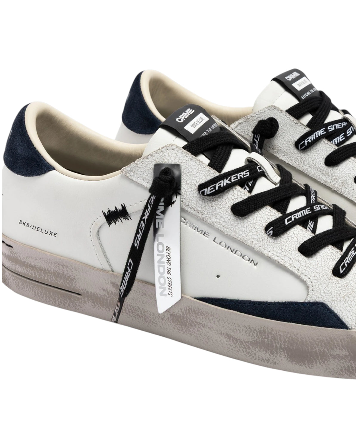 Crime London Sneaker SK8 DELUXE BLUE SHADOW