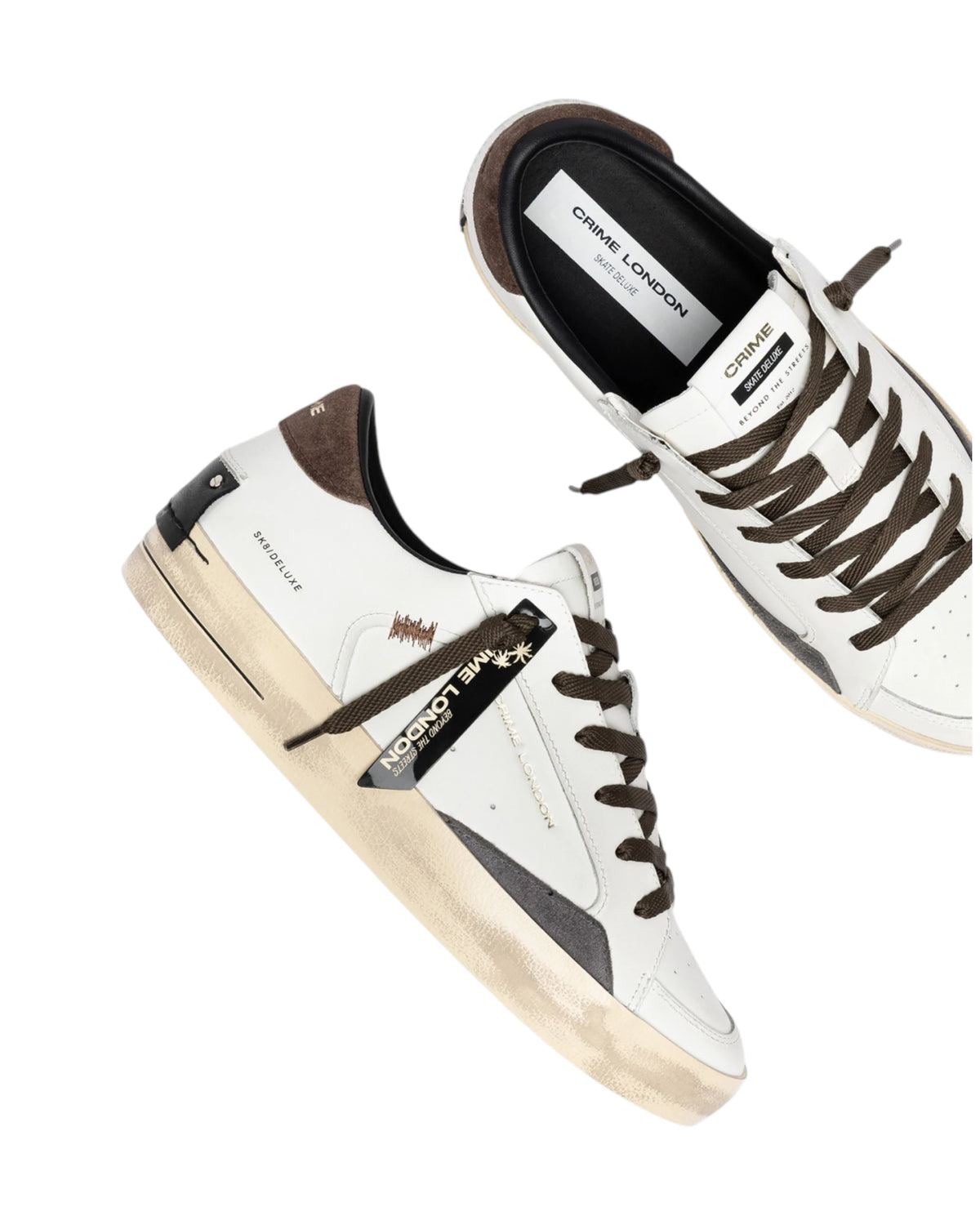 Crime London Sneakers SK8 DELUXE OAK SMOKE