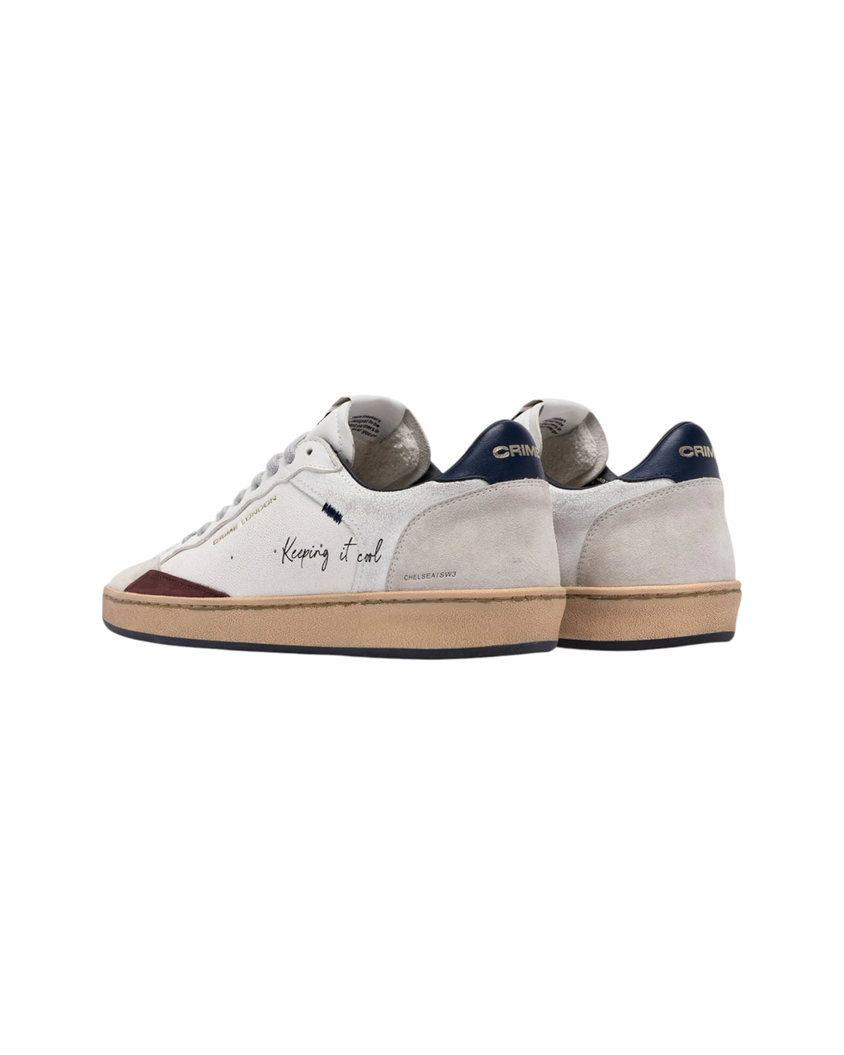Crime London Sneakers CHELSEA ROYAL BLUE