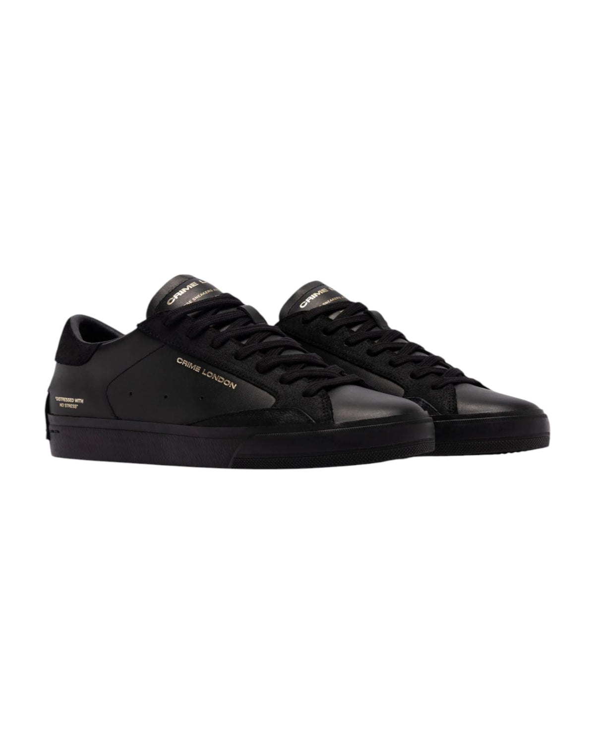 Crime London Sneakers DISTRESSED 2.0 OBSIDIAN BLACK