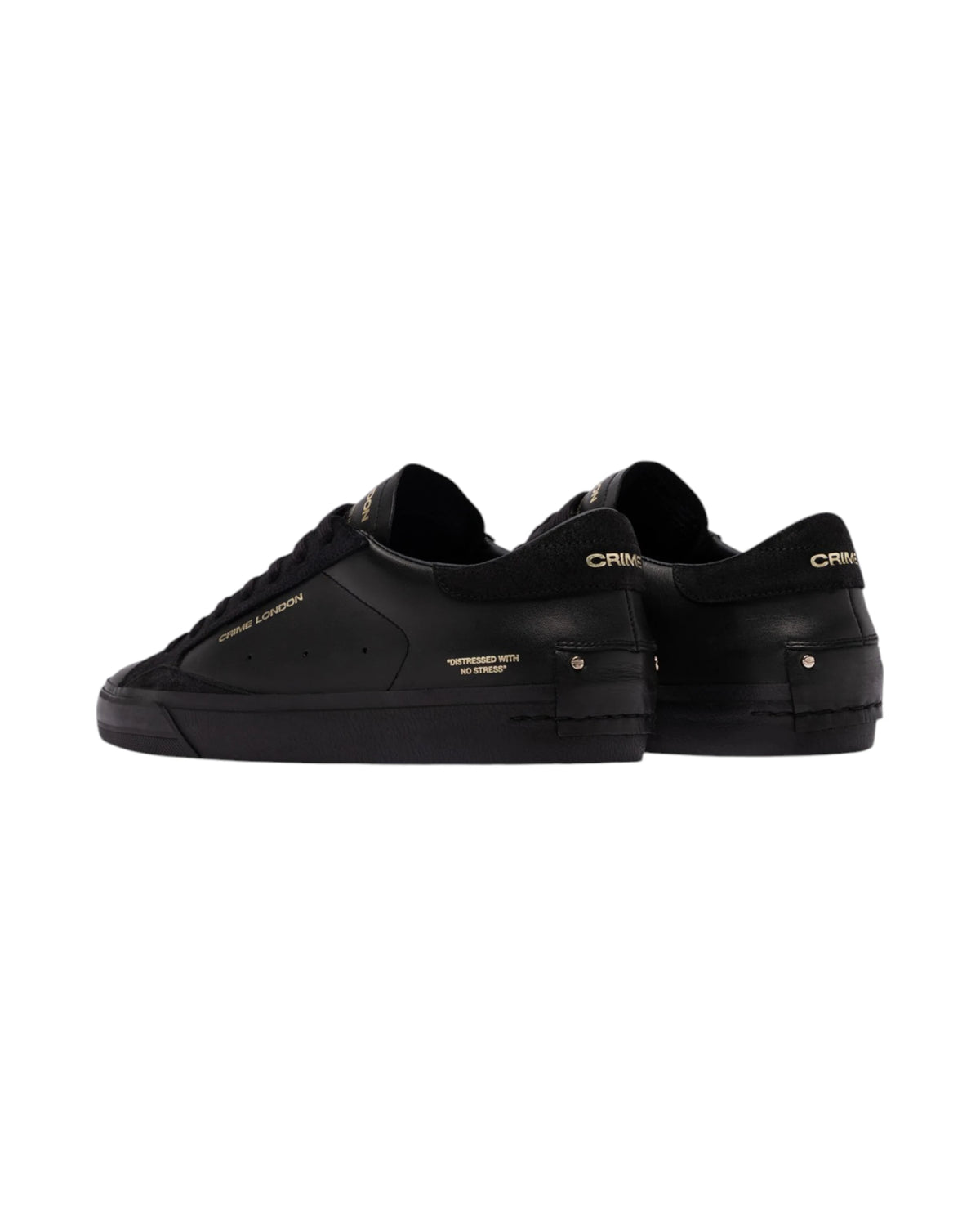 Crime London Sneakers DISTRESSED 2.0 OBSIDIAN BLACK