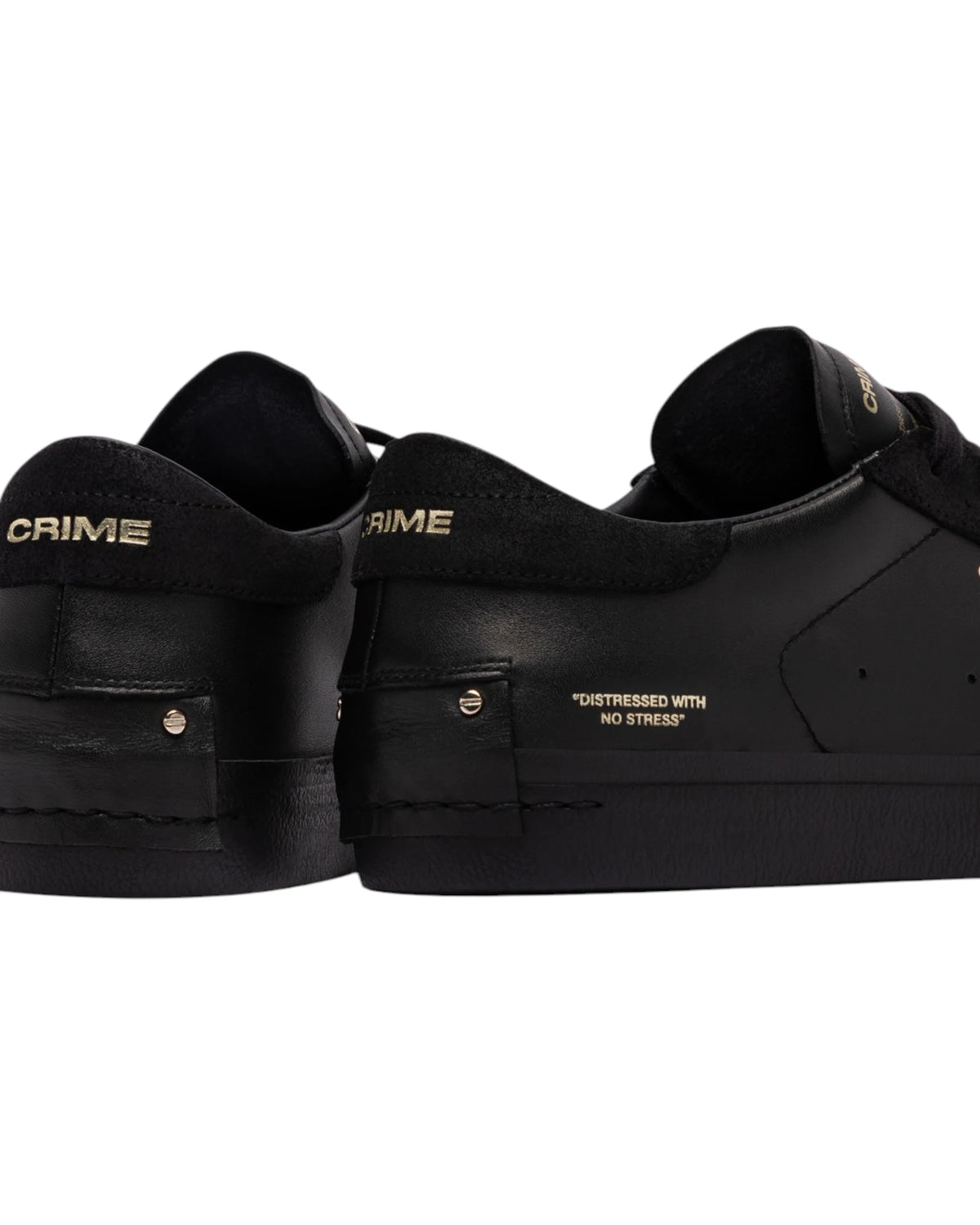Crime London Sneakers DISTRESSED 2.0 OBSIDIAN BLACK