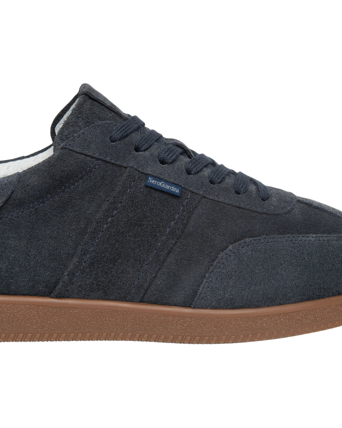 NeroGiardini Sneakers da uomo in pelle scamosciata
