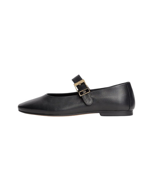Ballerine Mary Jane in pelle con cinturino