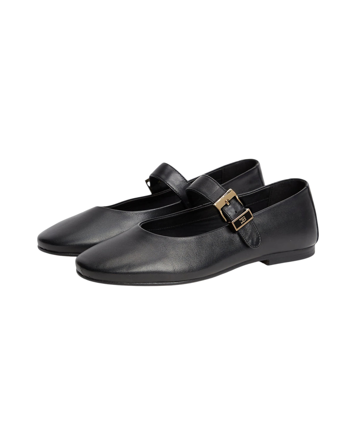 Ballerine Mary Jane in pelle con cinturino
