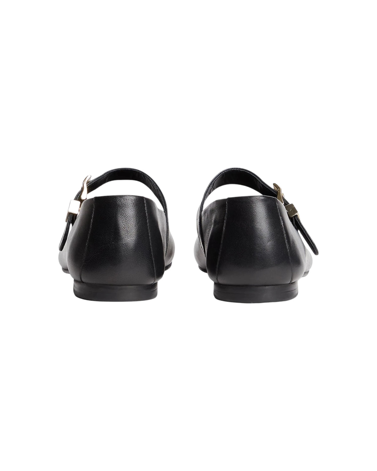 Ballerine Mary Jane in pelle con cinturino
