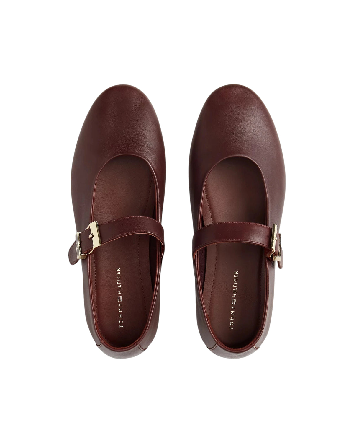 Ballerine Mary Jane in pelle con cinturino