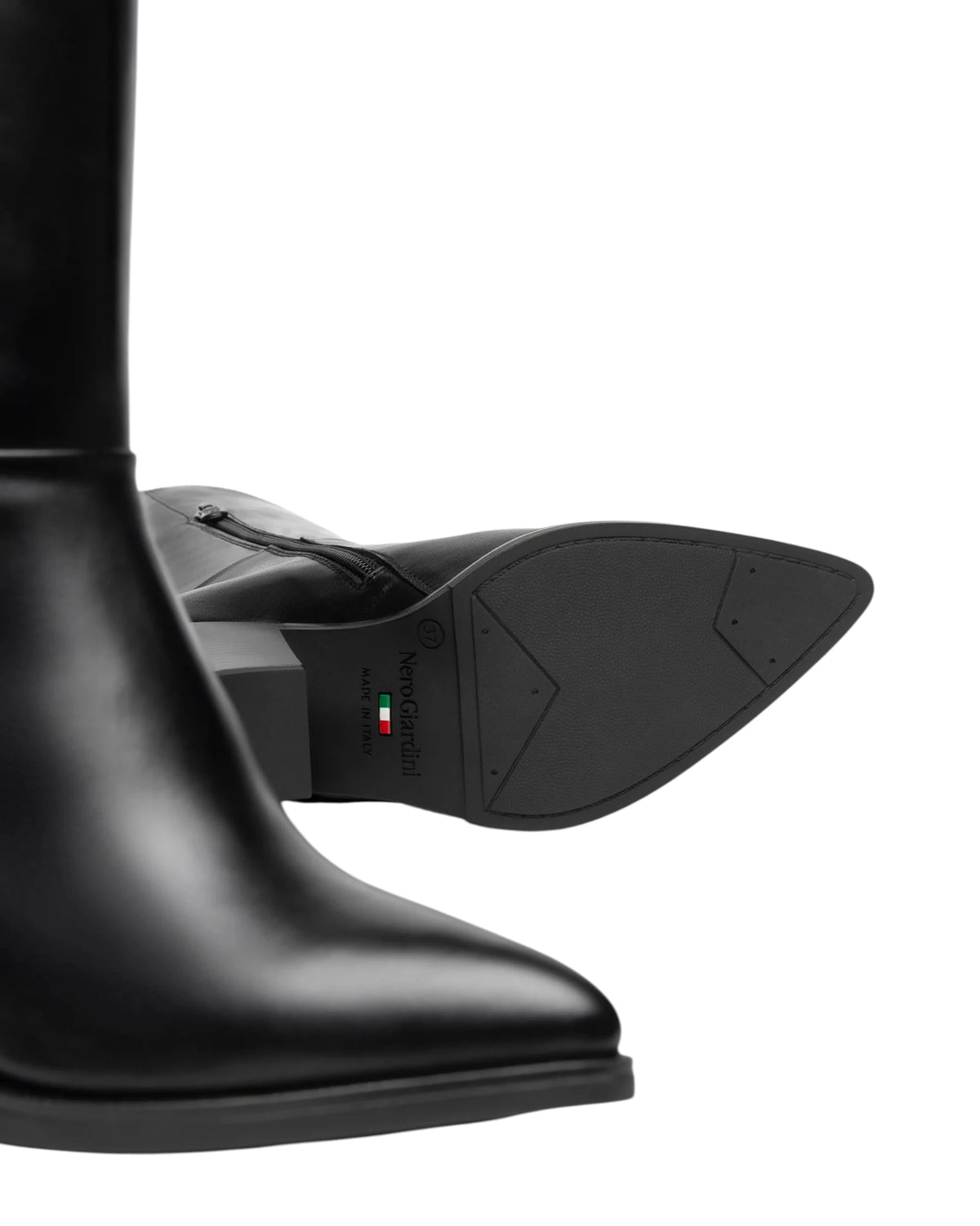 Nero Giardini Stivale Western da donna in pelle Berga