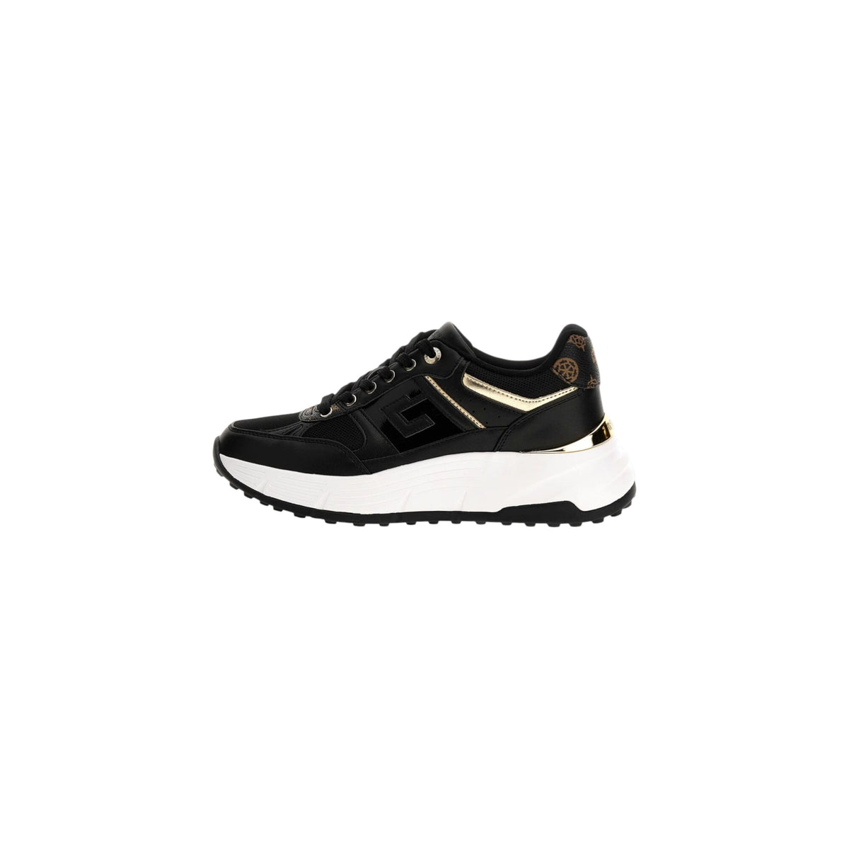 Sneakers Guess Runner in pelle sintetica Facter FLTFONFAB12 Black