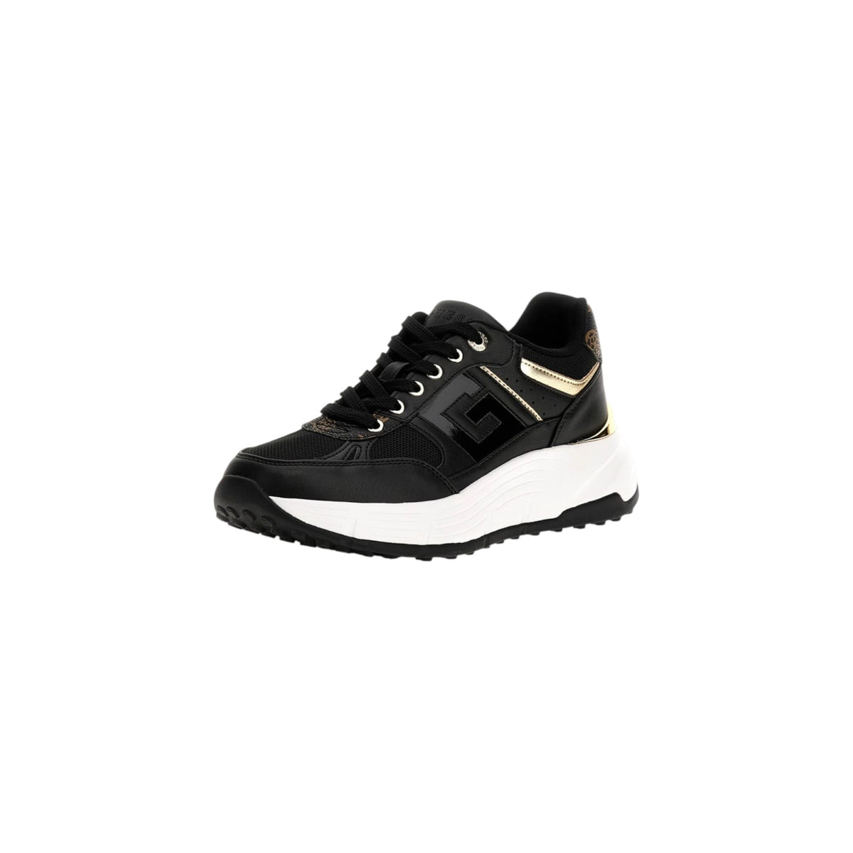 Sneakers Guess Runner in pelle sintetica Facter FLTFONFAB12 Black