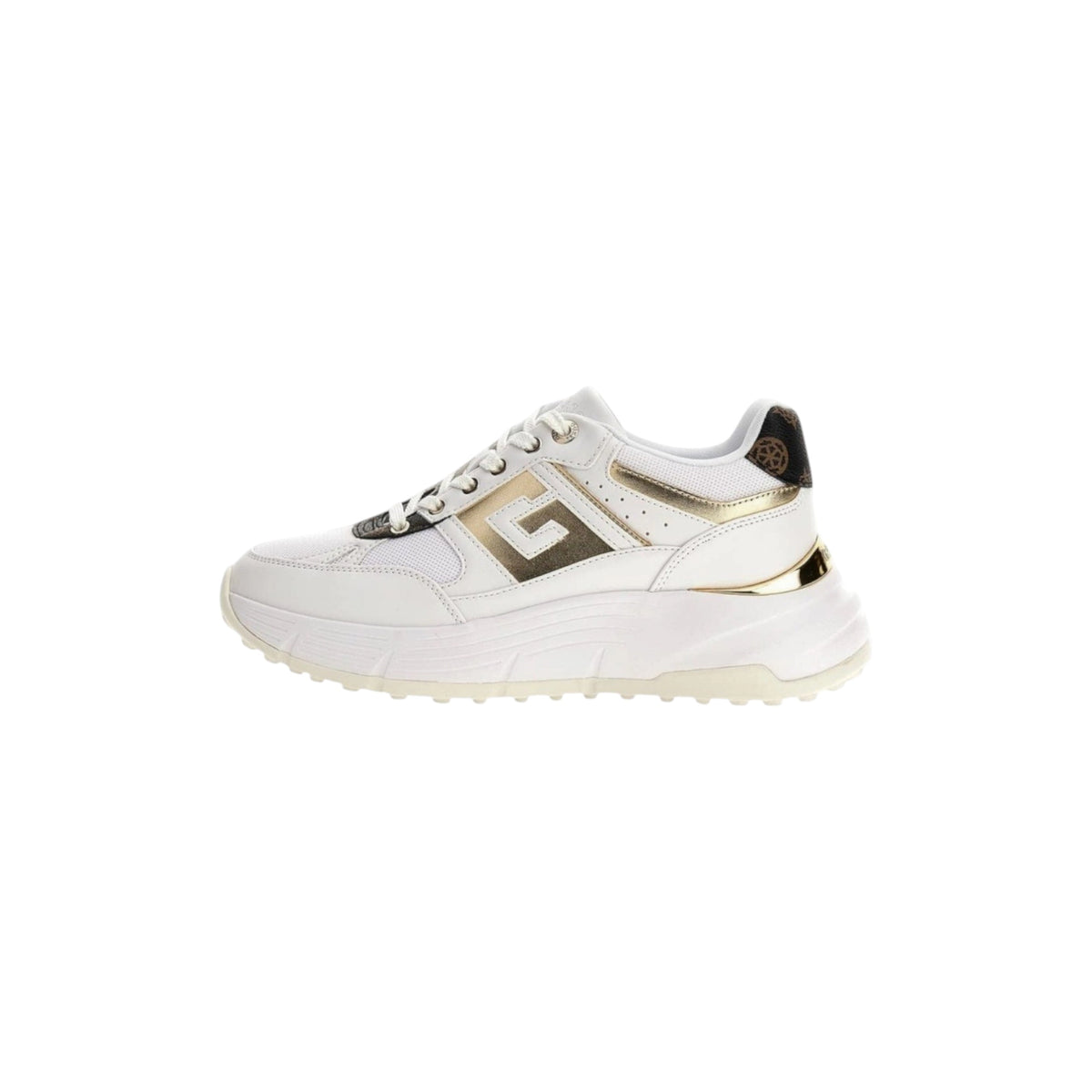 Sneakers Guess Runner in pelle sintetica Facter FLTFONFAB12 WHIBR