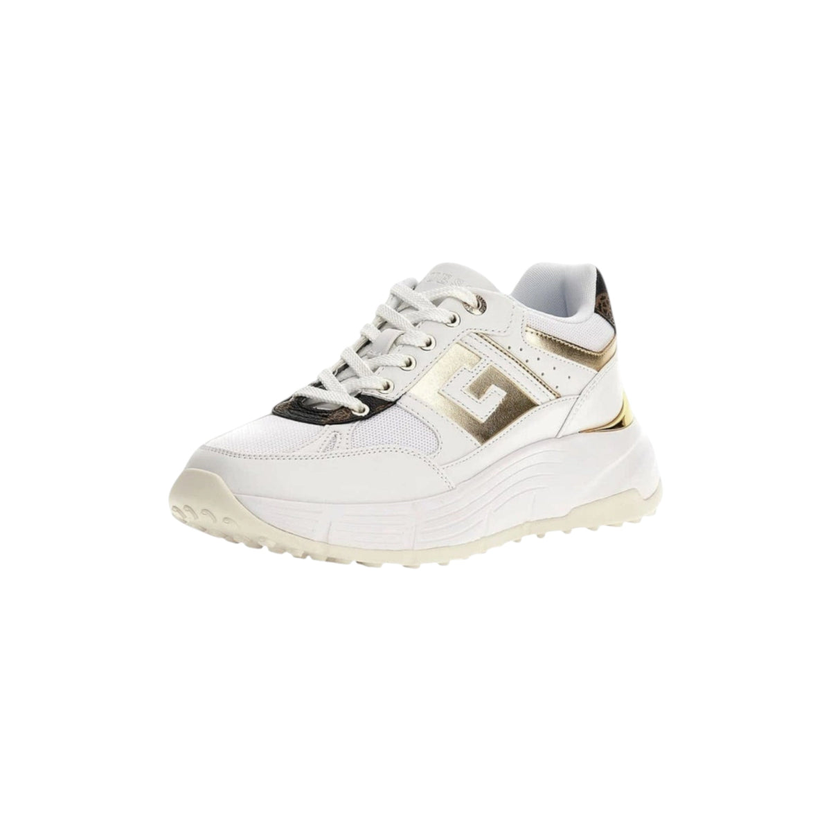 Sneakers Guess Runner in pelle sintetica Facter FLTFONFAB12 WHIBR