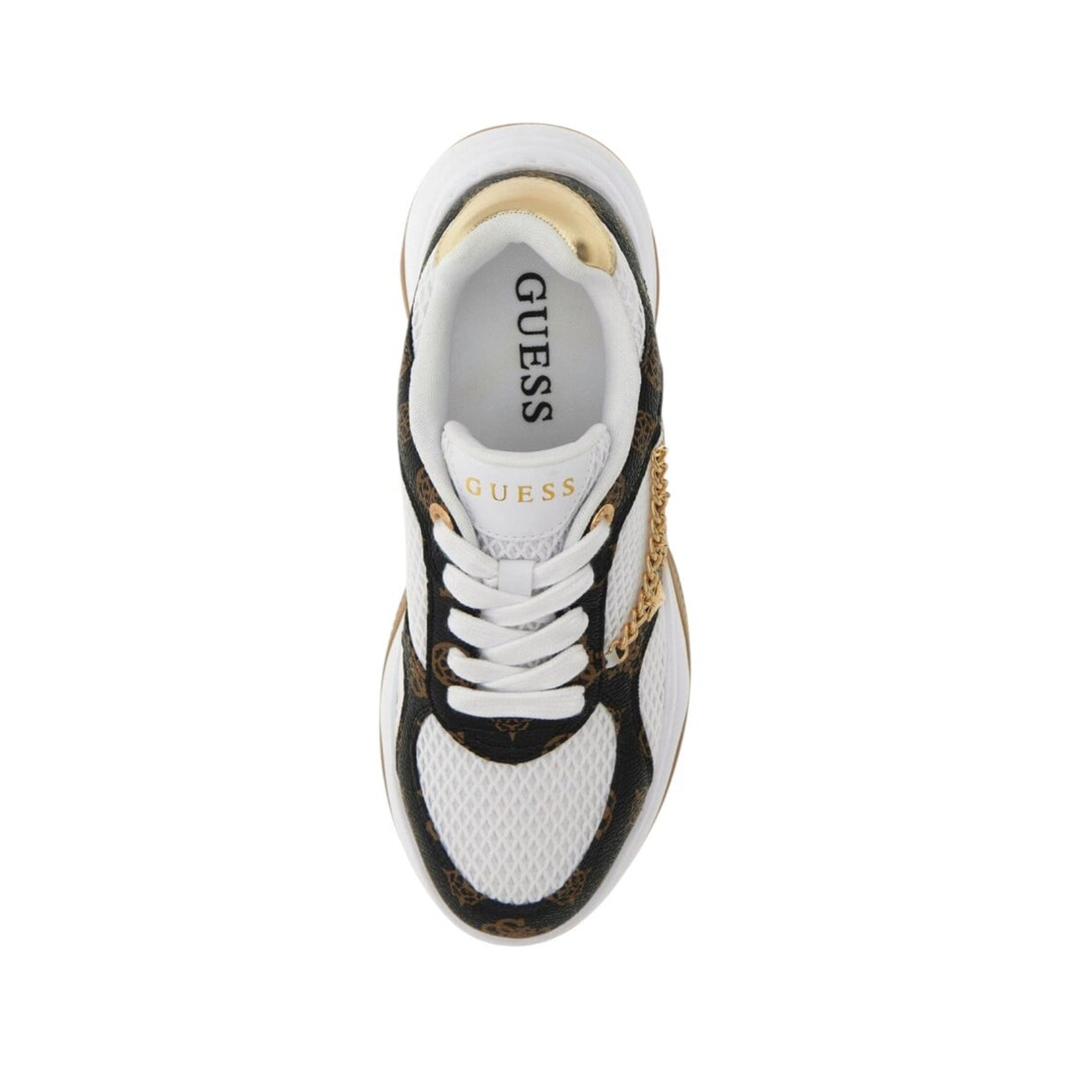 Guess Sneakers Harpaa Logo Catena Charm Logo FLPHARELE12 WHIBR