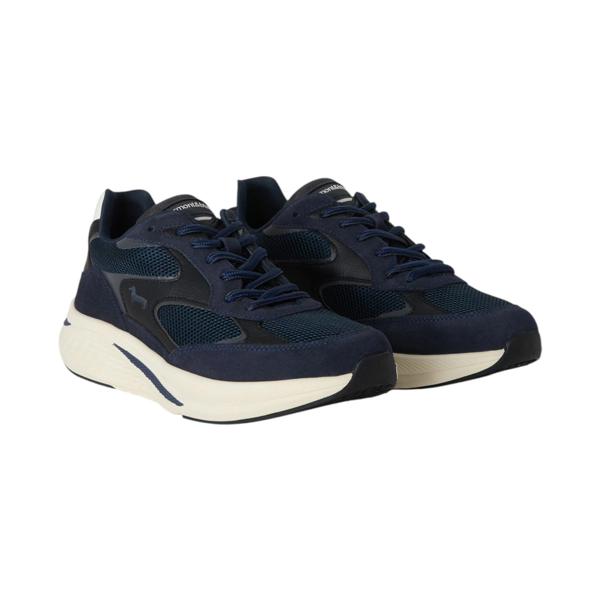 Harmont & Blaine Sneaker Uomo Tech Runner in Suede Pelle e Mesh