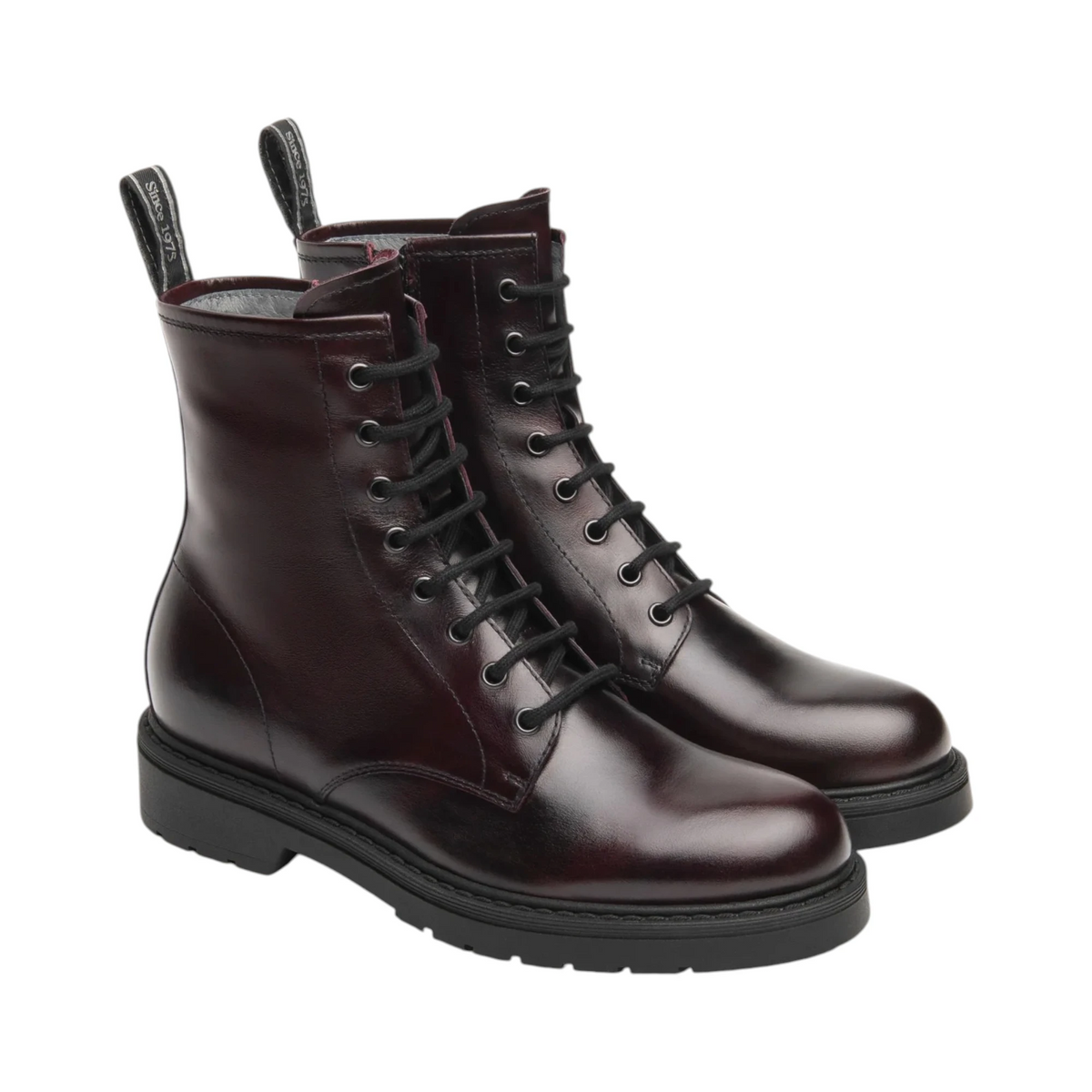 NeroGiardini Stivali Anfibio Combat Boots donna