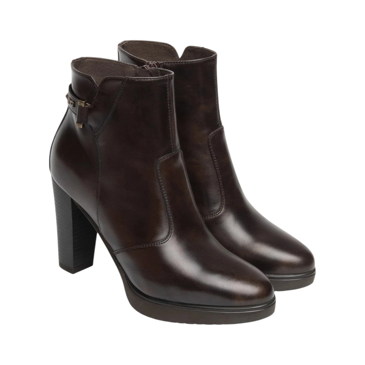 NeroGiardini Tronchetti Donna in Pelle