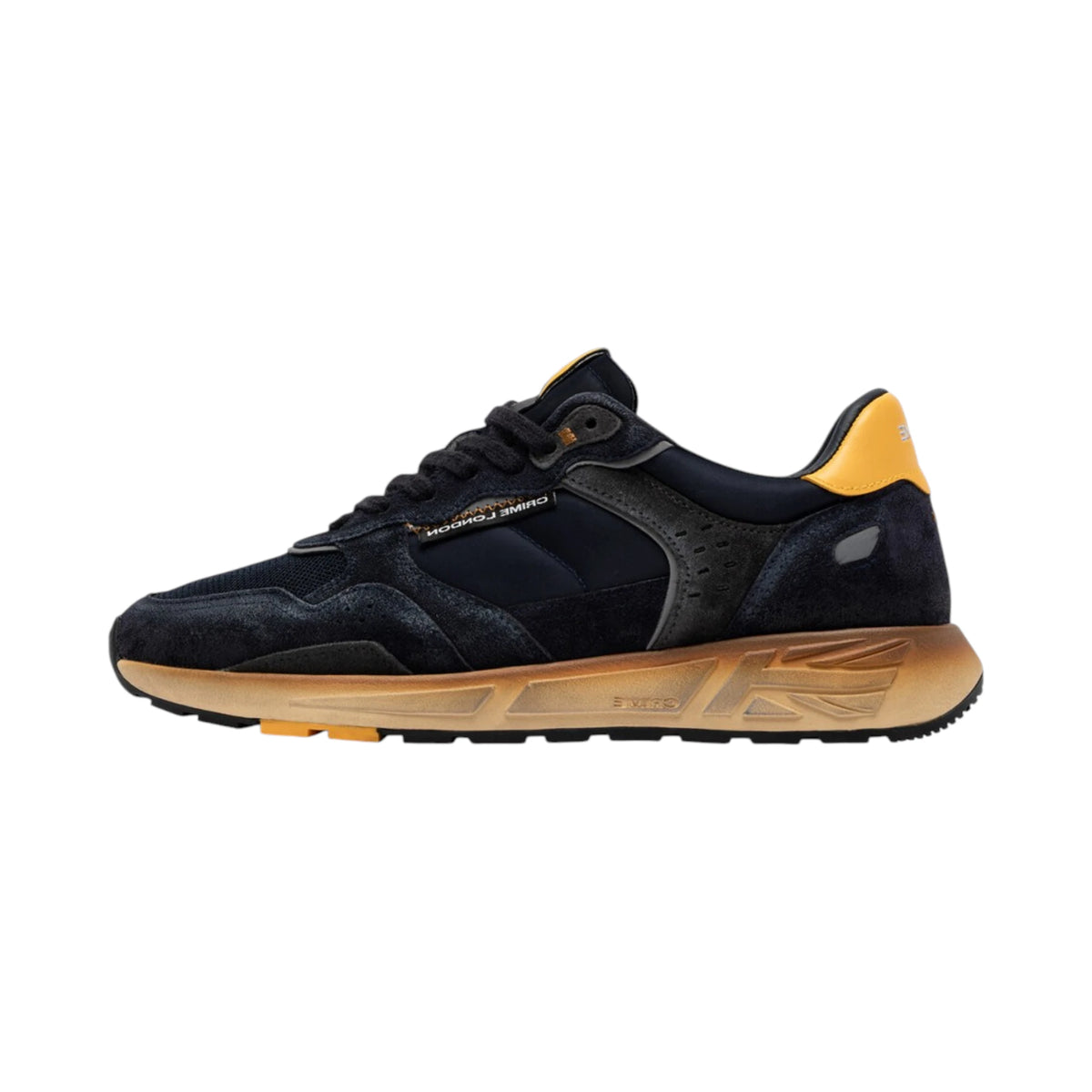 CRIME LONDON SNEAKERS RUSH YELLOW BOLT