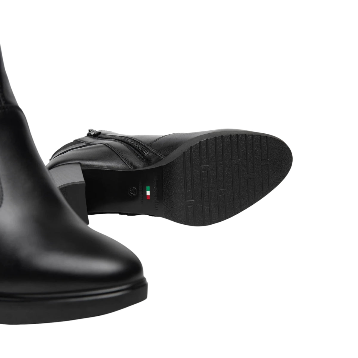 NeroGiardini Tronchetti Donna in Pelle e Tessuto