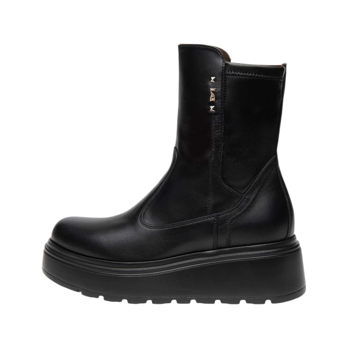 NeroGiardini Stivaletti da donna in pelle e tessuto tecnico Beatles Boots