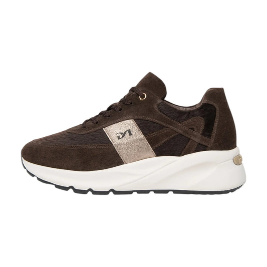 NeroGiardini Sneakers Donna in Suede, Materiale Tecnico e Pelle