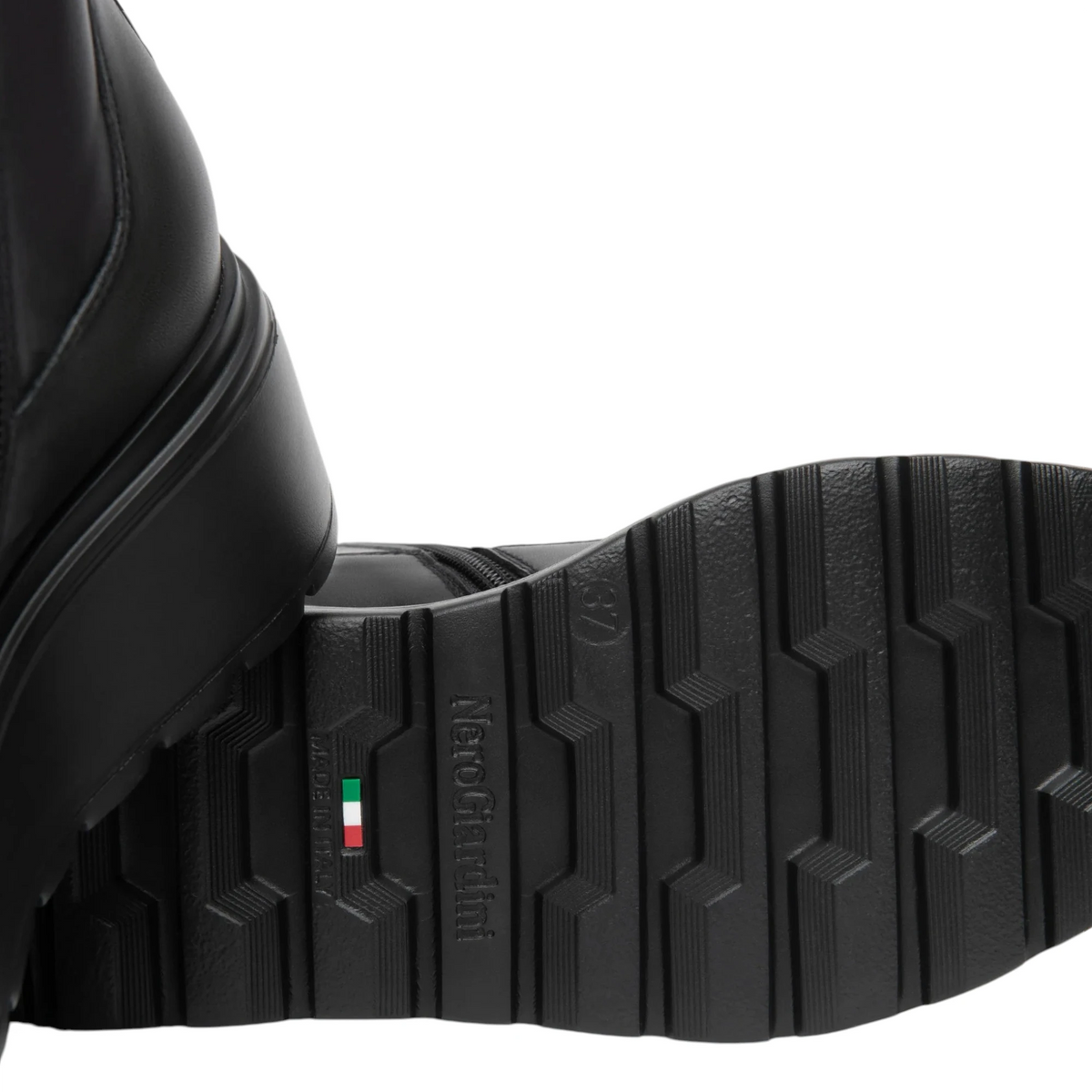 NeroGiardini Stivaletti da donna in pelle e tessuto tecnico Beatles Boots
