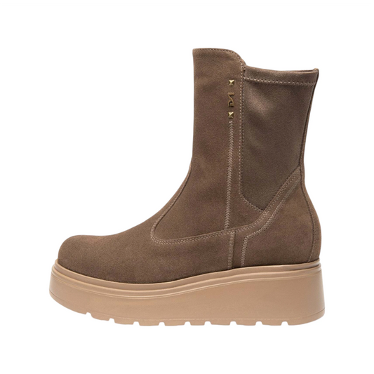 NeroGiardini Stivaletti da donna in Nabuck e tessuto tecnico Beatles Boots