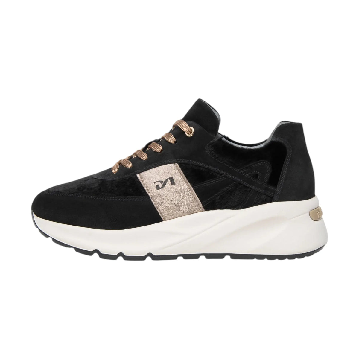 NeroGiardini Sneakers Donna in Suede, Materiale Tecnico e Pelle