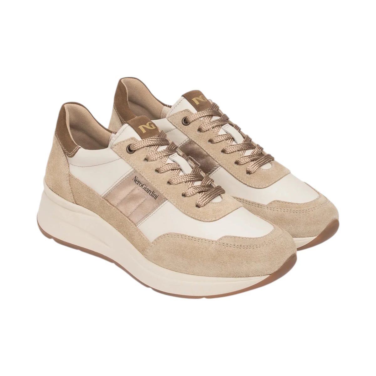 NeroGiardini Sneakers da donna in pelle scamosciata