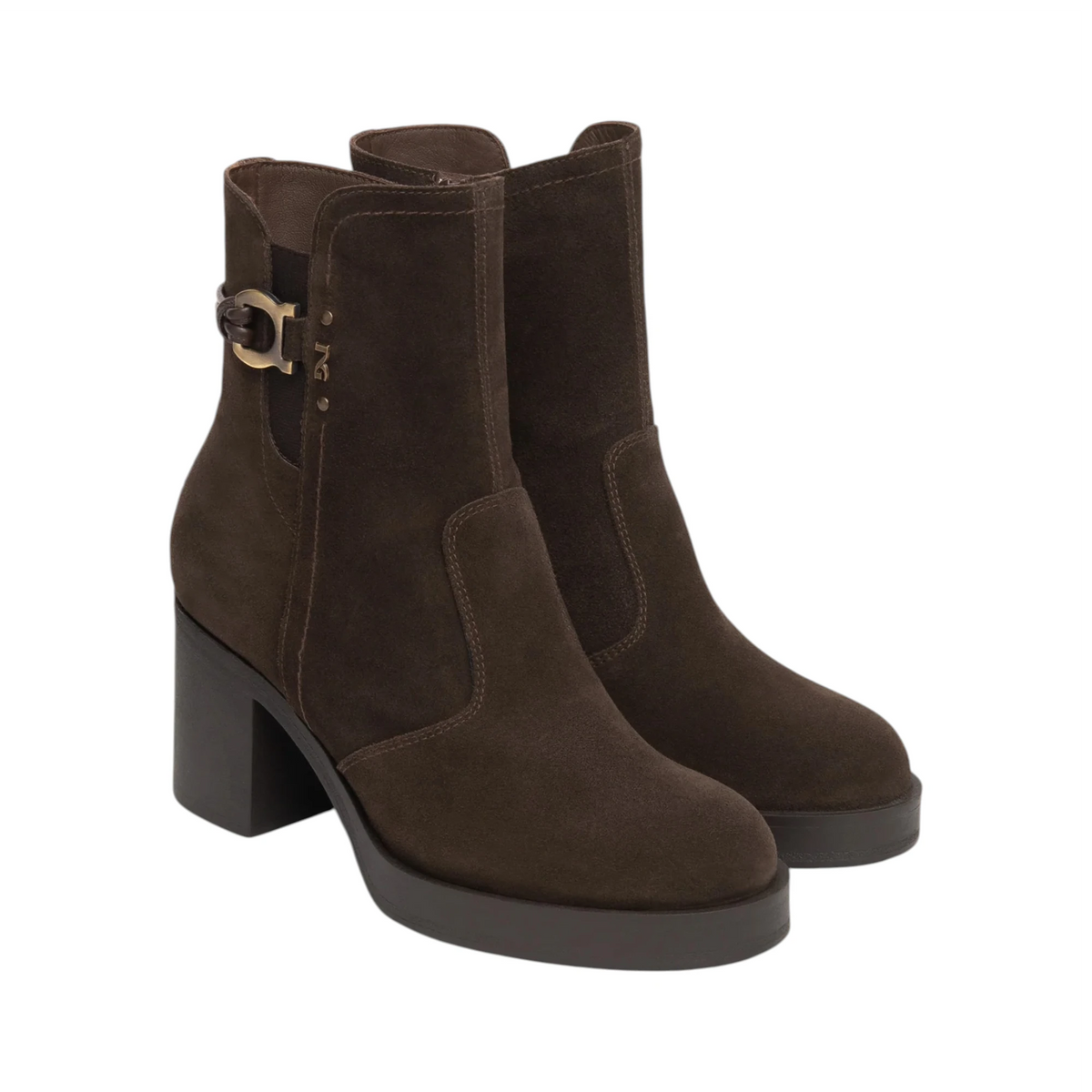 NeroGiardini Stivali Chelsea da donna in pelle Suede