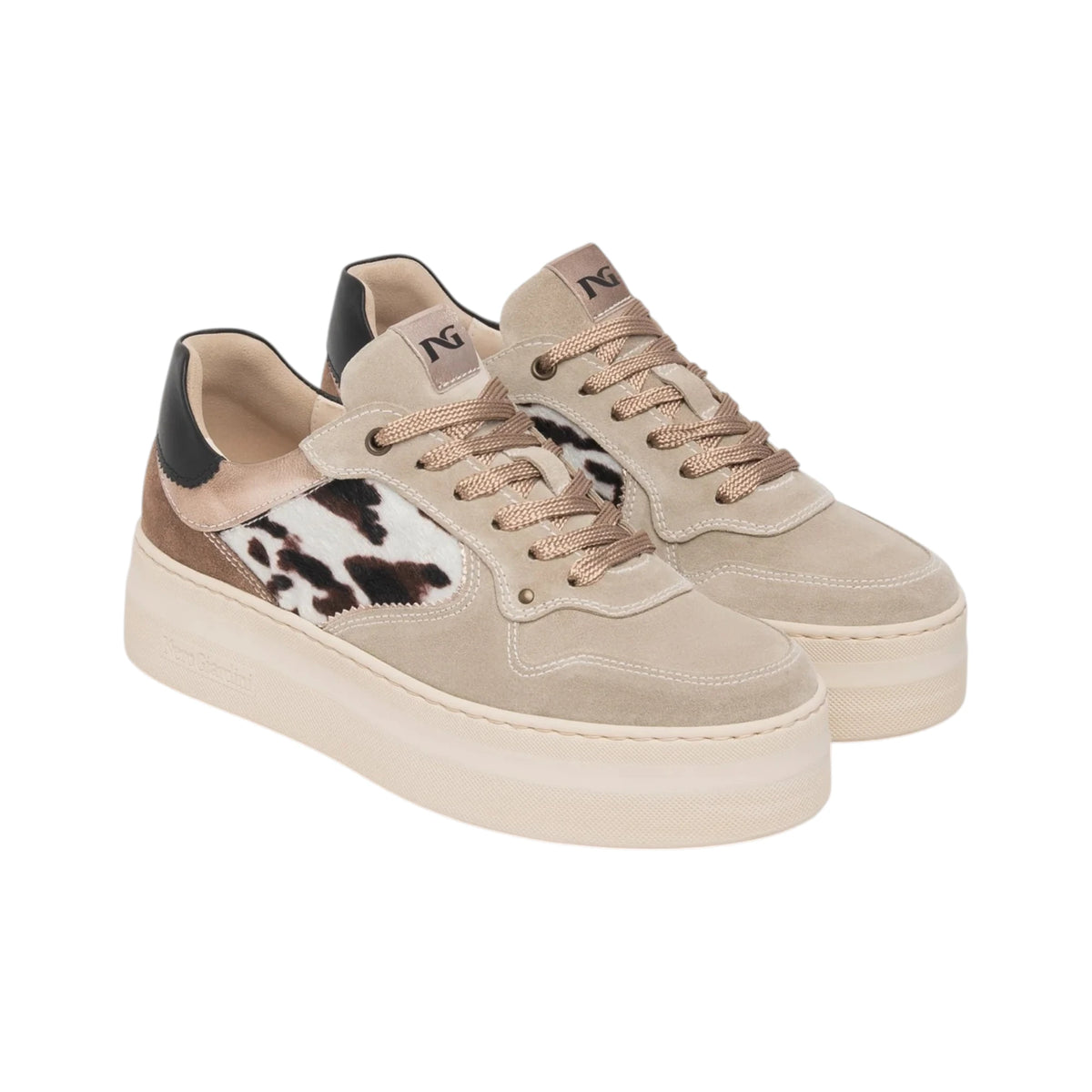 NeroGiardini Sneakers da donna in pelle scamosciata e materiali tecnici