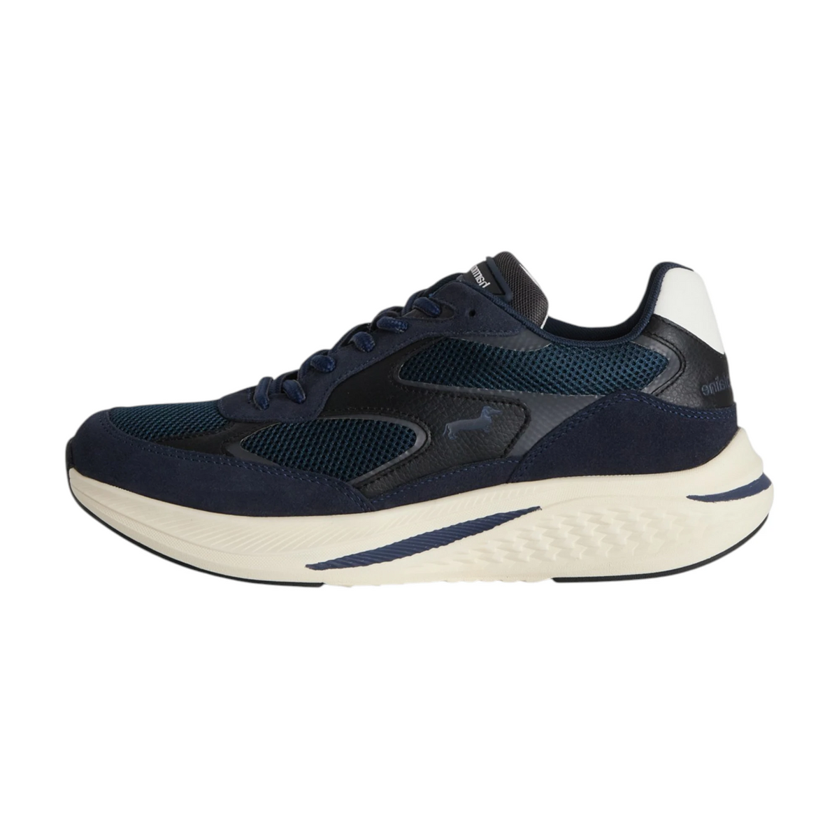 Harmont & Blaine Sneaker Uomo Tech Runner in Suede Pelle e Mesh